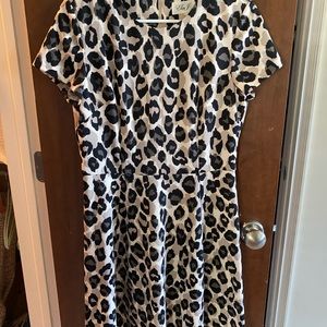 Leopard Print Eliza J Dress EUC